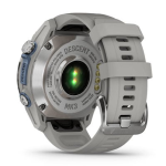 Garmin 010-02857-04 Descent Mk3系列 43mm 全方位潛水電腦錶 (白鋼錶圈搭霧灰色矽膠錶帶)